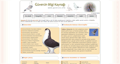 Desktop Screenshot of guvercin.info